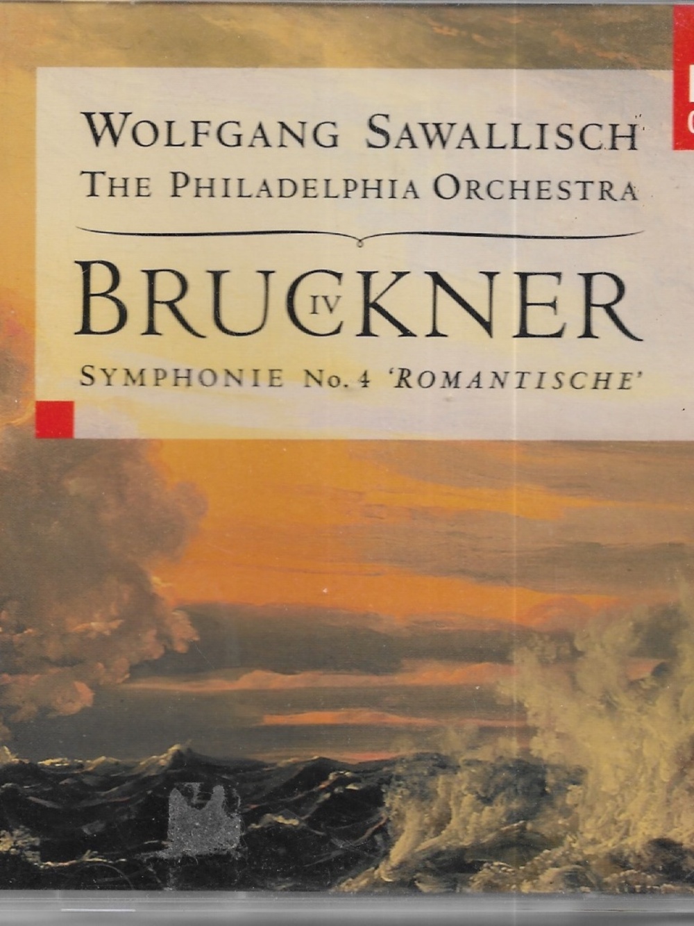 Bruckner IV CD Symphonie No. 4 Romantiche Wolfgang Sawallisch Phil Orchestra